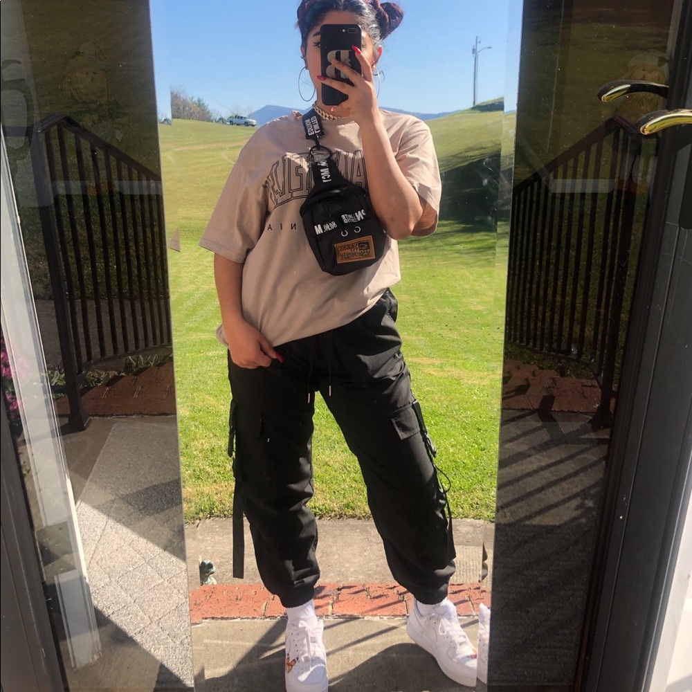 Black Cargo pants